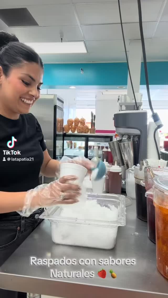 Raspados con sabores naturales